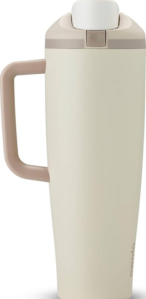 Owala FreeSip Tumbler 40 oz - Stainless Steel - Tan (Lightly Toasted) Review owala